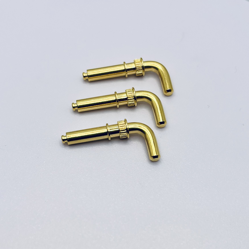 Signalsteckverbinderkontakt für die Luft- und Raumfahrt, 3,6 x 19 mm, rechtwinklige Stifte