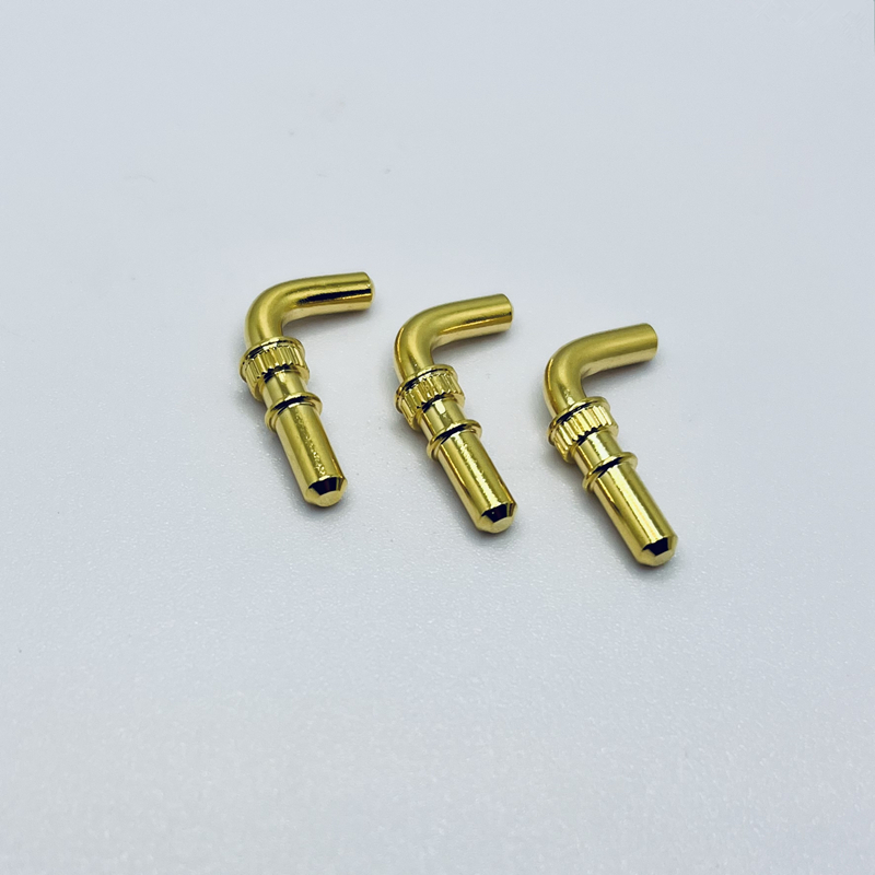 Signalsteckverbinderkontakt für die Luft- und Raumfahrt, 3,6 x 5 mm, rechtwinklige Stifte