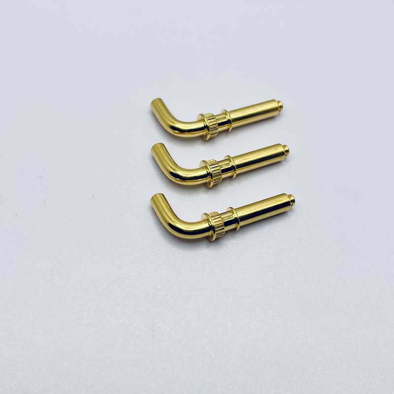Signalsteckverbinderkontakt für die Luft- und Raumfahrt, 3,6 x 19 mm, rechtwinklige Stifte