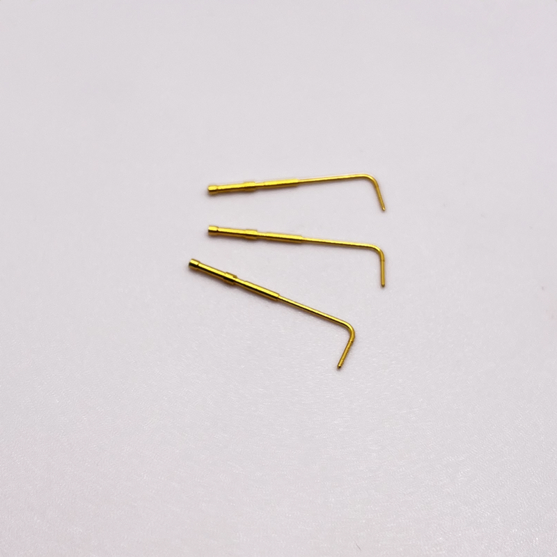0,65 x 27 mm rechtwinkliger Kontaktstift für den Kontakt des Glasfasersteckers für medizinische Geräte