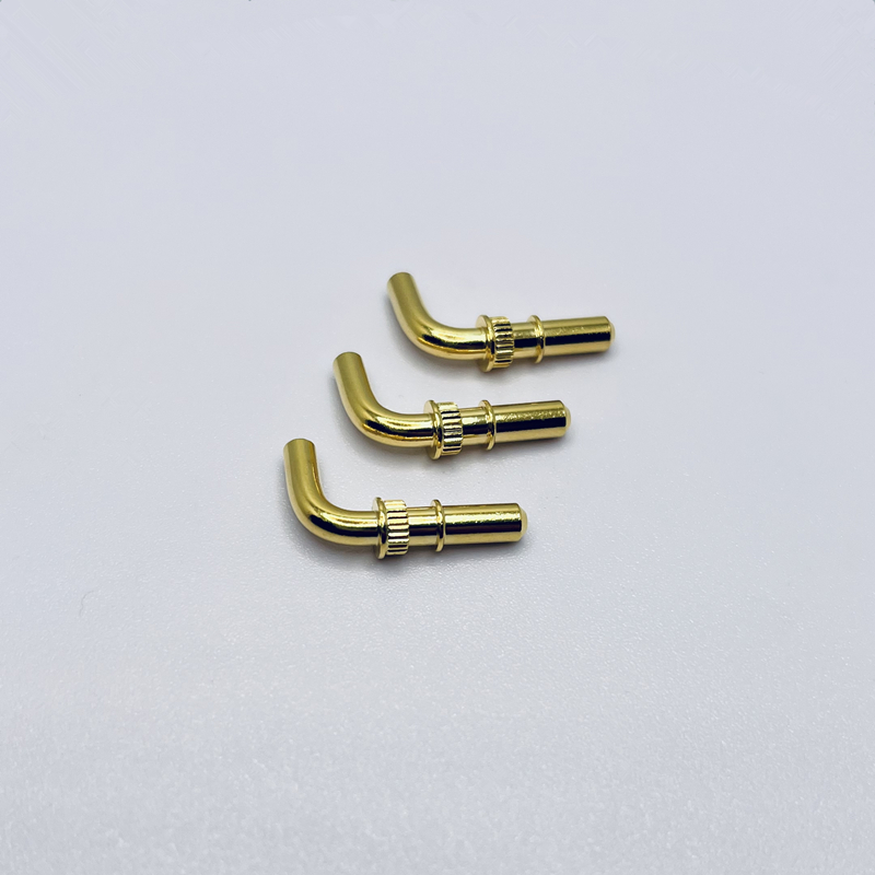 Signalsteckverbinderkontakt für die Luft- und Raumfahrt, 3,6 x 5 mm, rechtwinklige Stifte