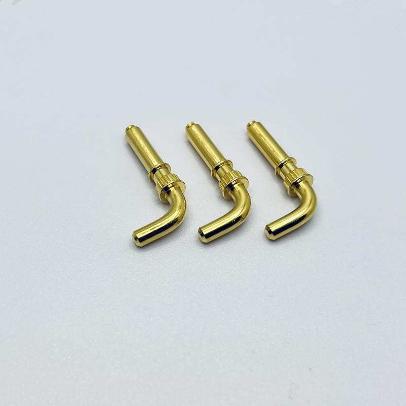 Signalsteckverbinderkontakt für die Luft- und Raumfahrt, 3,6 x 19 mm, rechtwinklige Stifte