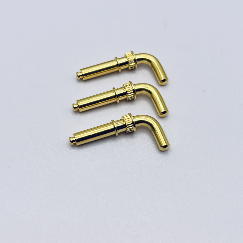 Signalsteckverbinderkontakt für die Luft- und Raumfahrt, 3,6 x 19 mm, rechtwinklige Stifte