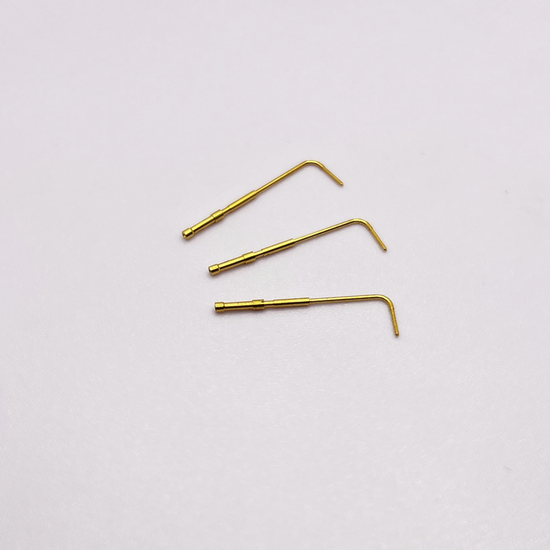 0,65 x 27 mm rechtwinkliger Kontaktstift für den Kontakt des Glasfasersteckers für medizinische Geräte