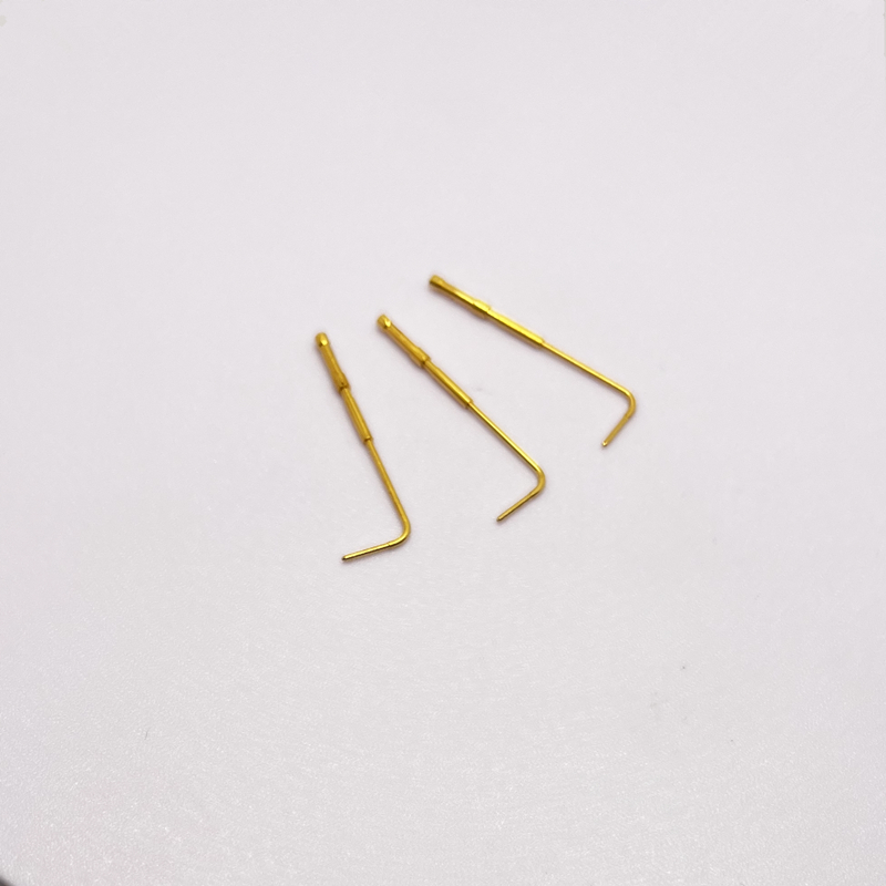 0,65 x 27 mm rechtwinkliger Kontaktstift für den Kontakt des Glasfasersteckers für medizinische Geräte