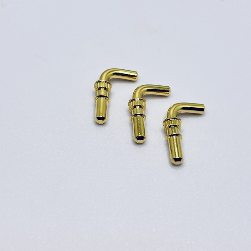 Signalsteckverbinderkontakt für die Luft- und Raumfahrt, 3,6 x 5 mm, rechtwinklige Stifte